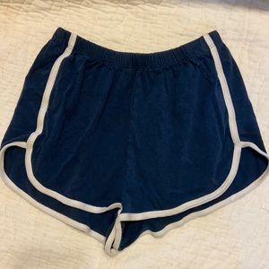 Blue with white trim shorts